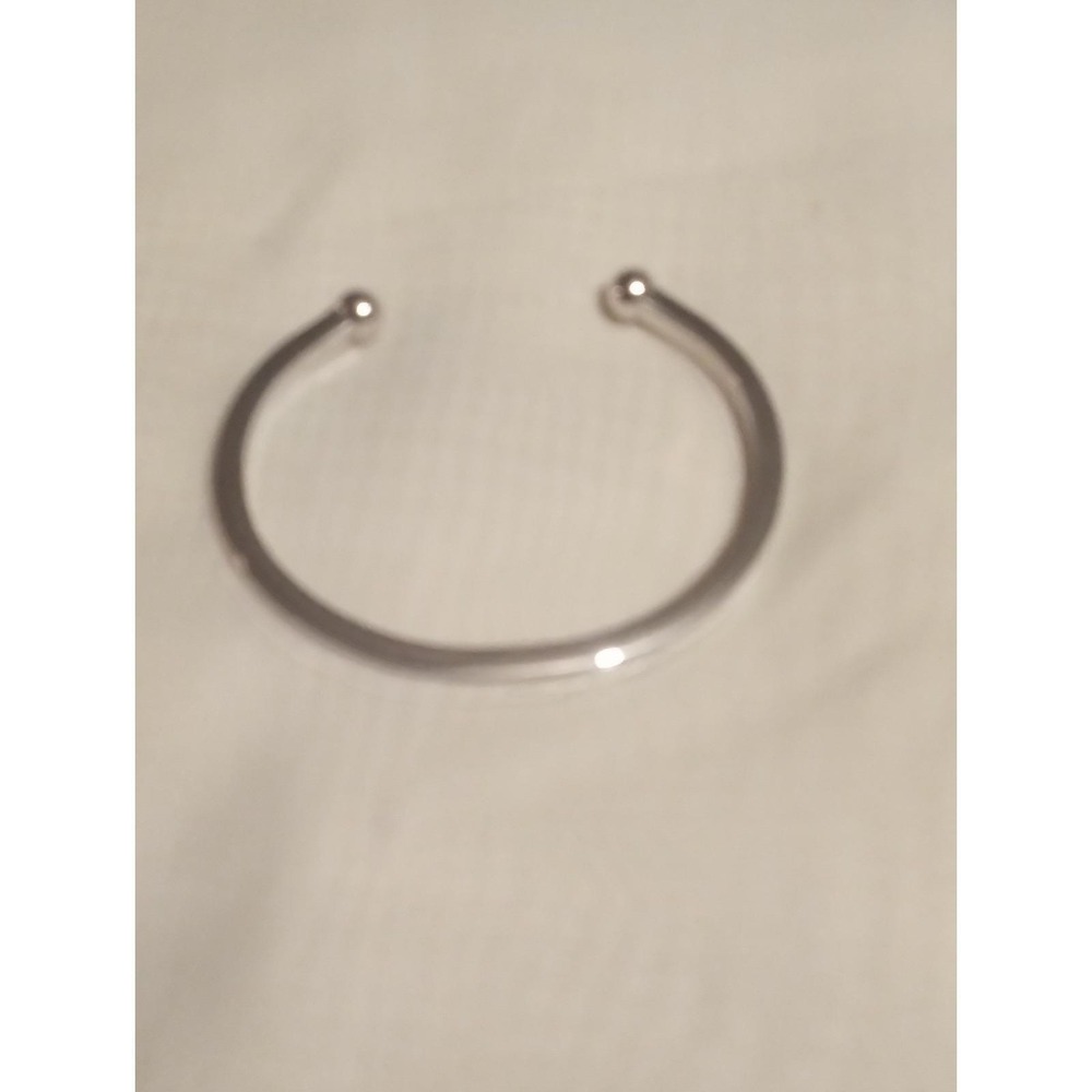 Avon Silvertone Cuff Bracelet